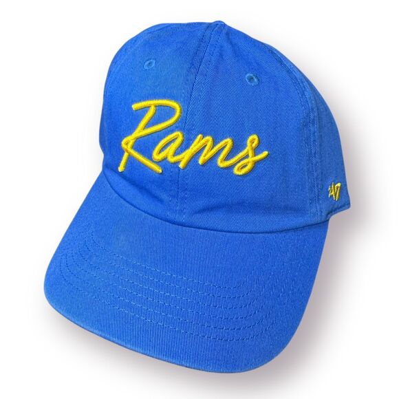 Los Angeles Rams '47 Women's Snapback Hat Vocal Clean Up Adjustable Hat -‎ Royal - Picture 1 of 5